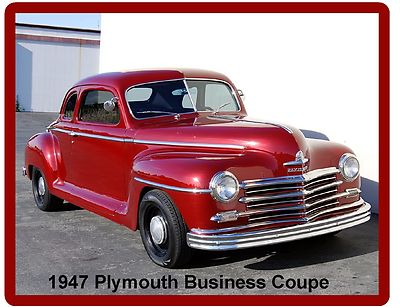 1947 Plymouth Deluxe Business Coupe  Auto Refrigerator / Tool Box  Magnet