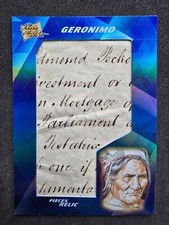 2021 Super Products, Pieces Of The Past, Relic, Geronimo, Blue, # 334