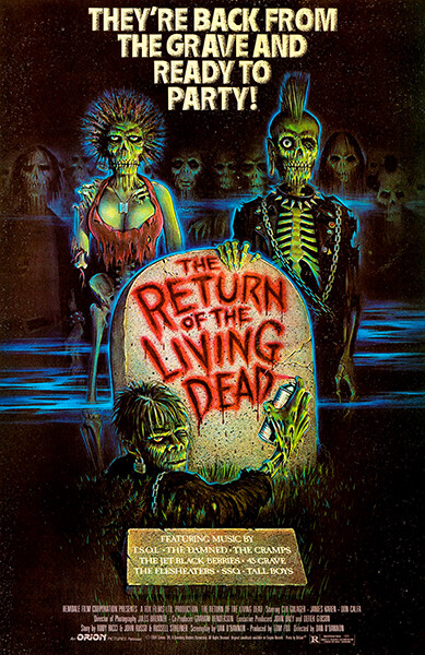 The Return Of The Living Dead - 1985 - Poster | eBay