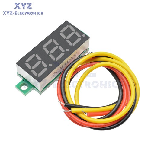 0.28" 3 Wire LED DC 0-100V Voltmeter Digital Display Voltage Volt Meter 12V 24V - Picture 21 of 34