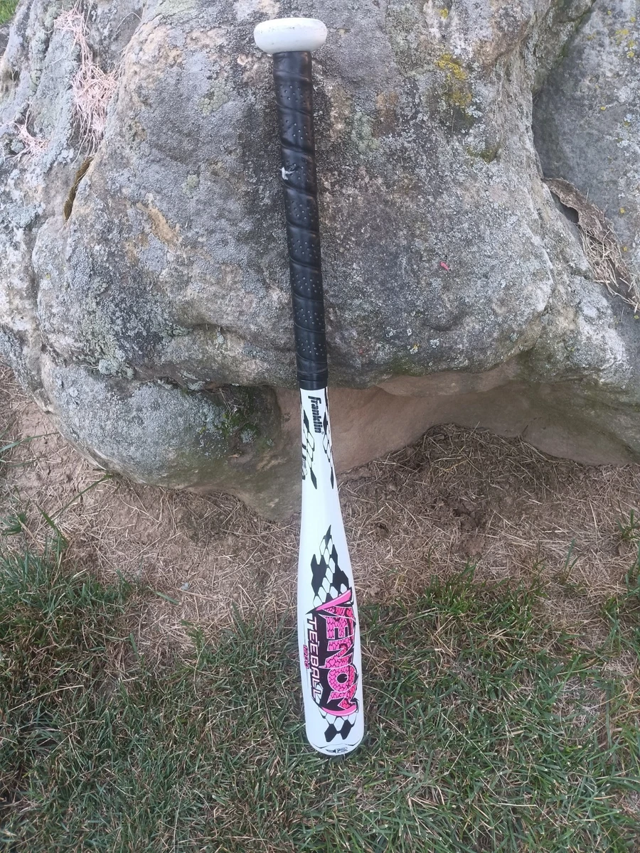 Batte De Baseball Franklin Inferno - 25 Pouces, 15 Oz - Rose Aluminium - Jeune