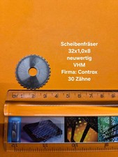 Scheibenfr&auml;ser Metalls&auml;geblatt Controx VHM 32 x 1,0 x 8 - 30 Z&auml;hne neuwertig