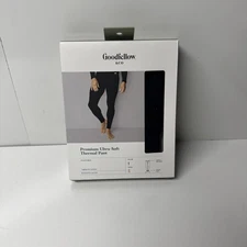 GoodFellow Thermal Underwear Pants Long John Drawers Black Small 28 30 Slim Fit 