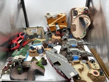 MICRO MACHINES PLAYSET HUGE LOT VINTAGE W/ SMALL PART SEE PHOTOS