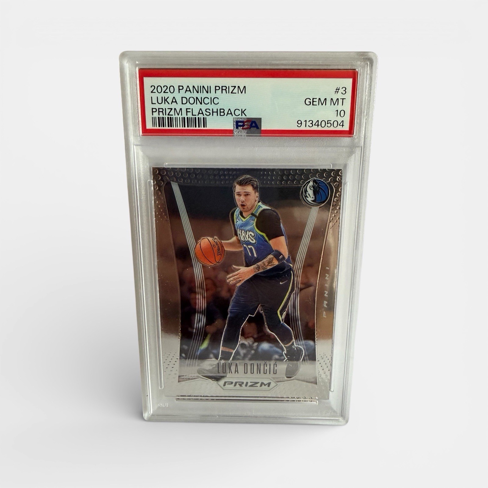 2020-21 Panini Prizm Flashback Silver Luka Doncic Dončić #3 PSA 10 GEM MINT