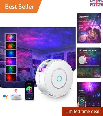 Ultimate LED RGB Galaxy Projektor: Sprachsteuerung & einstellbar für alle Gelegenheiten