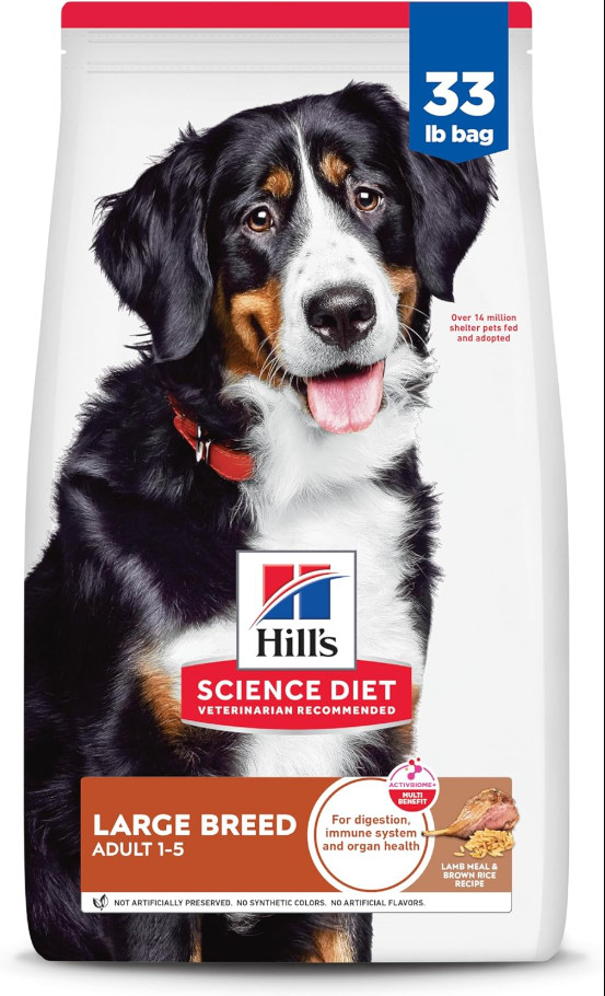 Hill's Science Diet Adult Large Breed Lamb Meal & Brown Rice Dry Dog Food, 33 lb