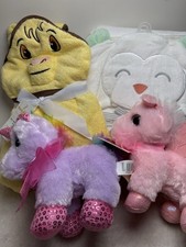 Hooded Bath Towel Baby Lot USED