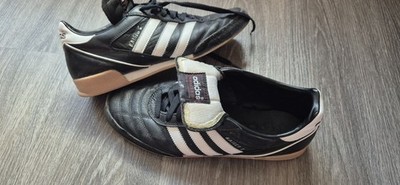 Adidas Kaiser 5 Hallenschuhe Gr. 44 schwarz FC Magdeburg Matchworn