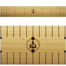 Bamboo 2 shaku Whale scale Bamboo Ruler
