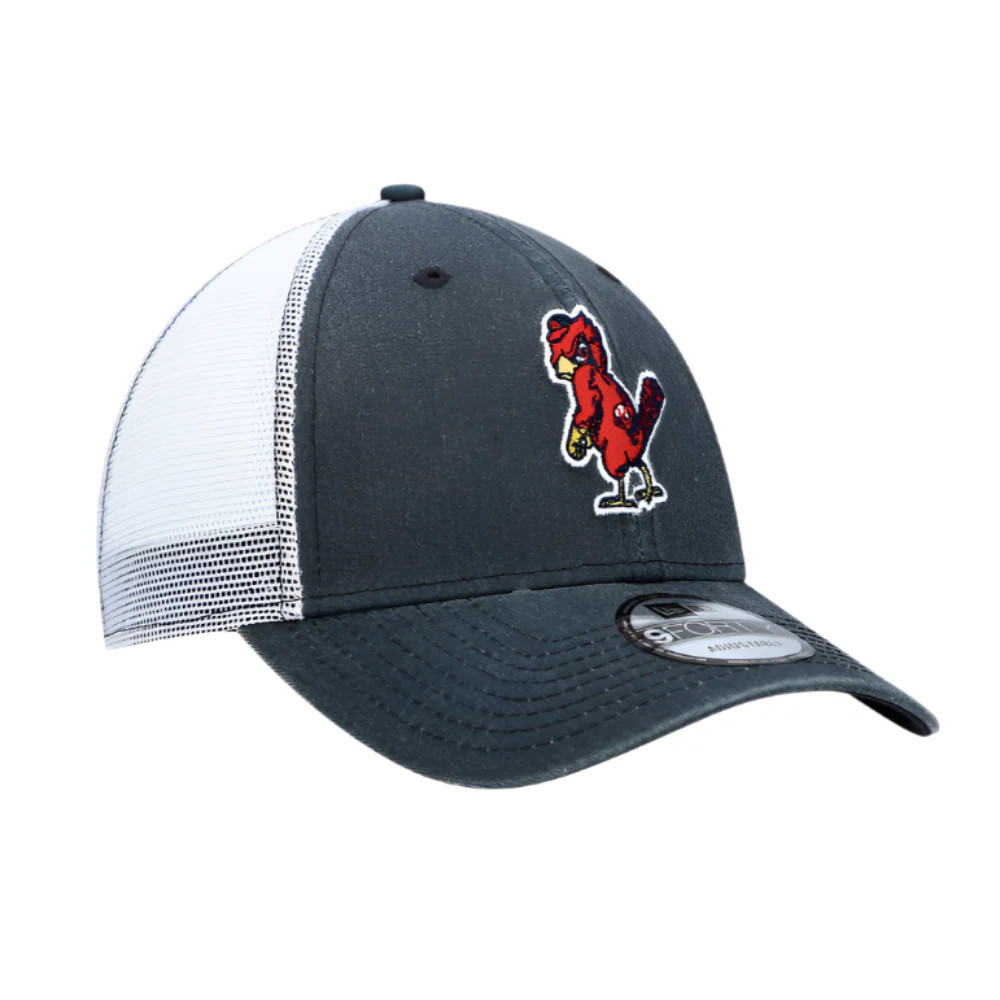 St. Louis Cardinals New Era Cooperstown Trucker 9Forty Adjustable Hat - Navy