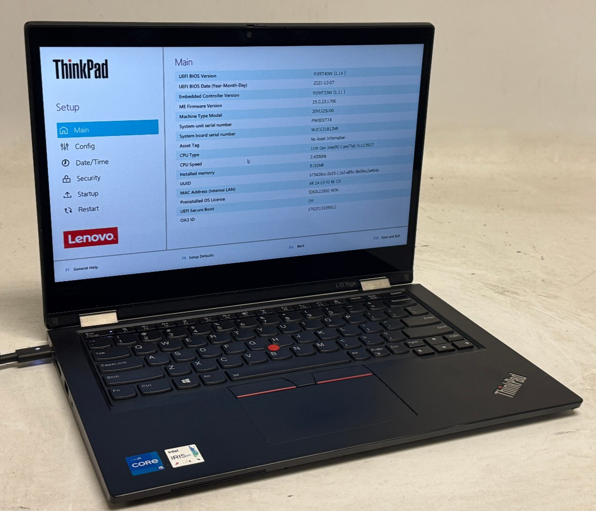 Lenovo ThinkPad L13 Yoga Gen 2 13.3