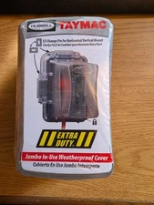 TayMac MM720C Clear Plastic Extra Duty 1-Gang Weatherproof Cover 5.92 inches