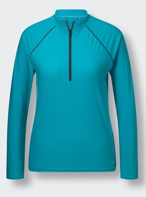 Badeshirt blau 42 Damen feel good türkis UVP 68,99  E191