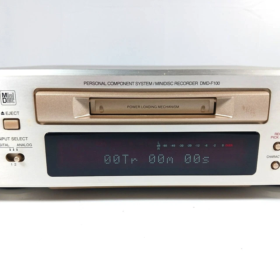 DENON Mini Disc Recorder Player DMD-F100 mit Fernbedienung getestet funktioni... - Bild 4 von 4
