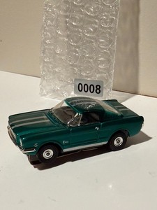 Aurora Model Motoring T-Jet HO Slot Car Ford Mustang Fastback - Green - Runs!