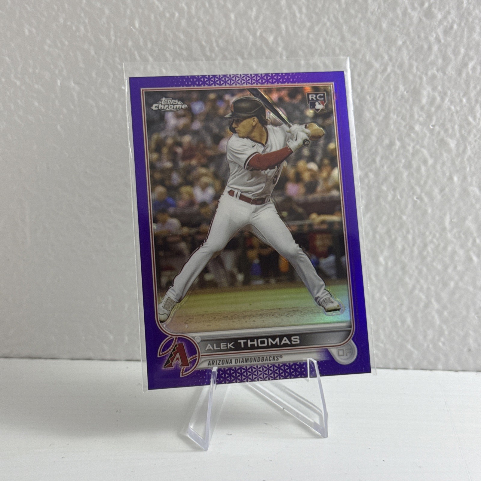 2022 Topps Chrome Update Series - Alek Thomas #USC12 Purple Refractor (RC)