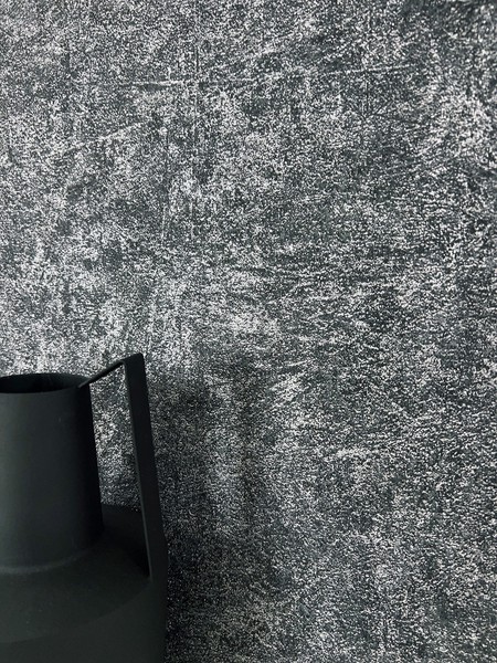 Newroom Vliestapete Schwarz Metallic Glanz Modern Glamour Wohnzimmer Elegant-image