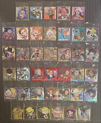 One Piece Great Pirate Sticker Wafer 14 Complete Set of All 39 Types