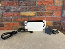 Imagen de Nintendo Switch OLED Model 64GB White Joy-Con Console w/ Dock Charger HDMI