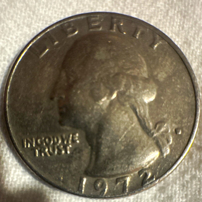 1972-P Washington Quarter 25C Business Strike Philadelphia Mint KM#164a
