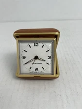 Vintage Westclox Travel Alarm Clock GLOW IN THE DARK!! Wind-Up *UNTESTED*