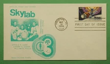 DR WHO 1974 FDC SPACE SKYLAB SCCS CACHET w12314