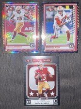 2025 DONRUSS OPTIC JAUAN JENNINGS FIRE 🔥 EMOJI PRIZM AIYUK STARS PRIZM PURDY