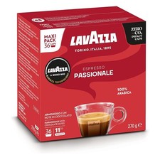 Lavazza A Modo Mio Passionale Espresso Coffee Pods 36 Capsules Arabica 0.32 per lighter