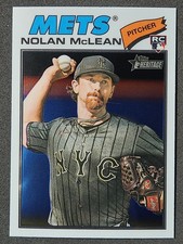 2026 Topps Heritage Nolan McLean Chrome RC #150 Mets