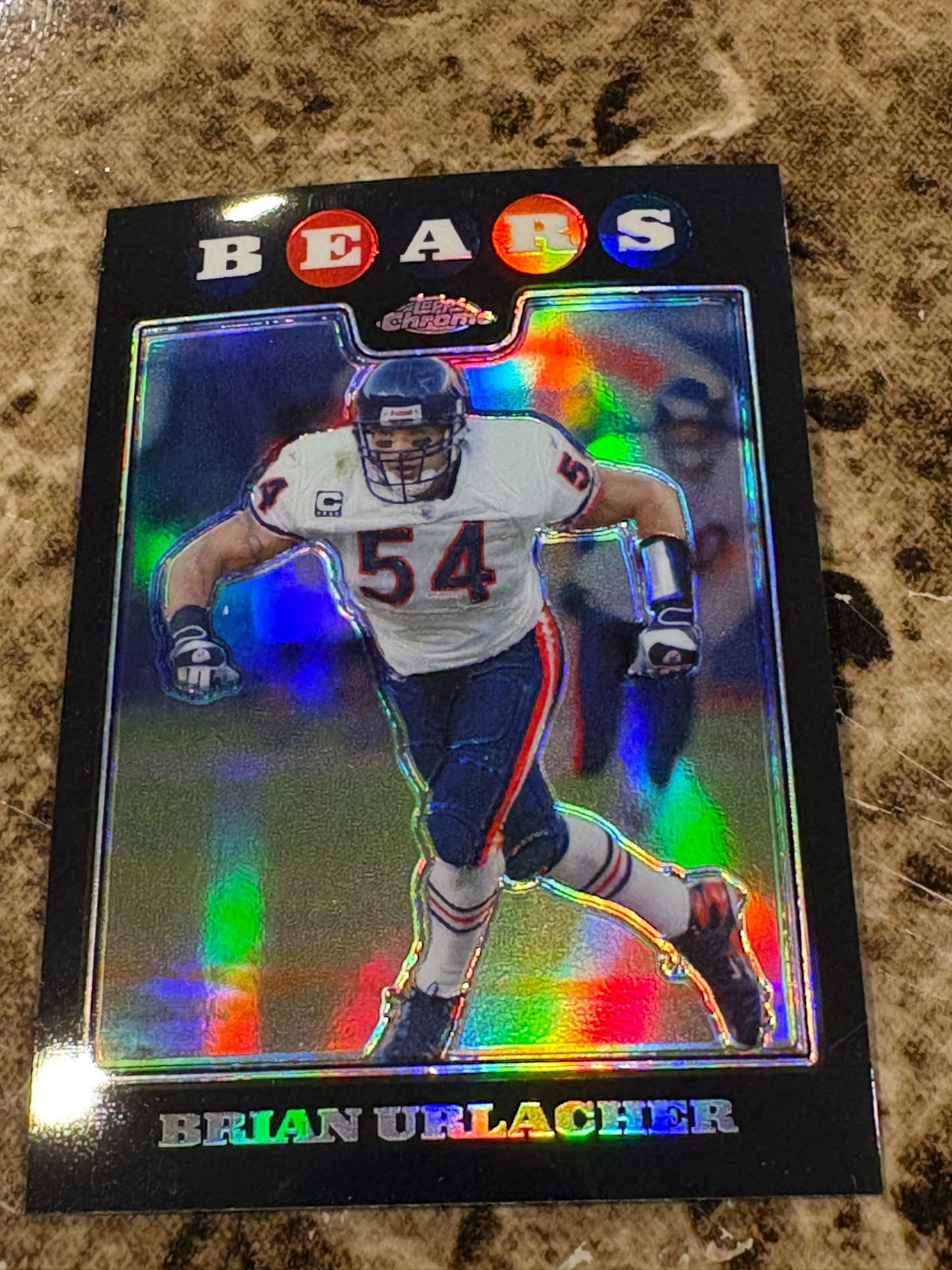 BRIAN URLACHER 2008 Topps Chrome Refractor # TC115 Bears