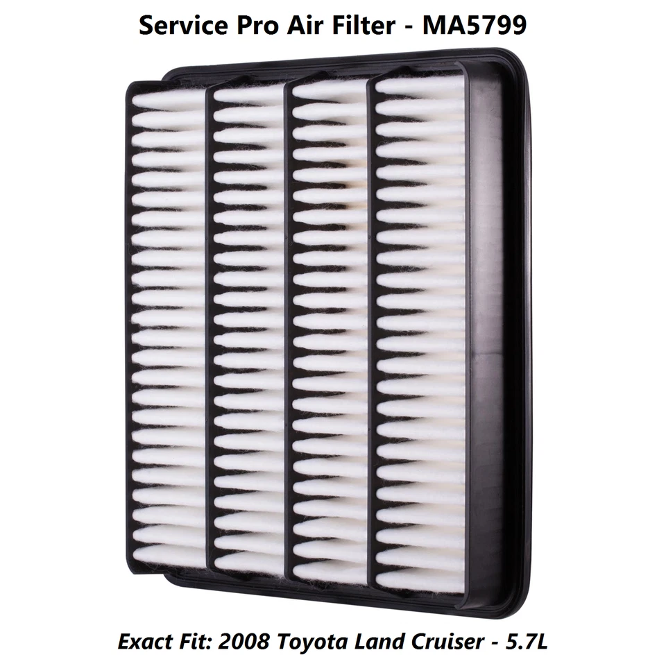 2008 Toyota Land Cruiser 5.7L Complete Cabin, Air & Oil Filter Kit (0W-20) - Изображение 4 из 4