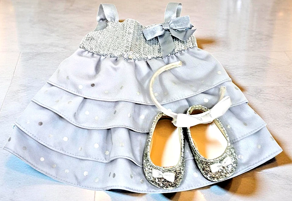 My American Girl кукла серебро отлива платье полный 2014 платье обруч для волос туфли - Изображение 4 из 4