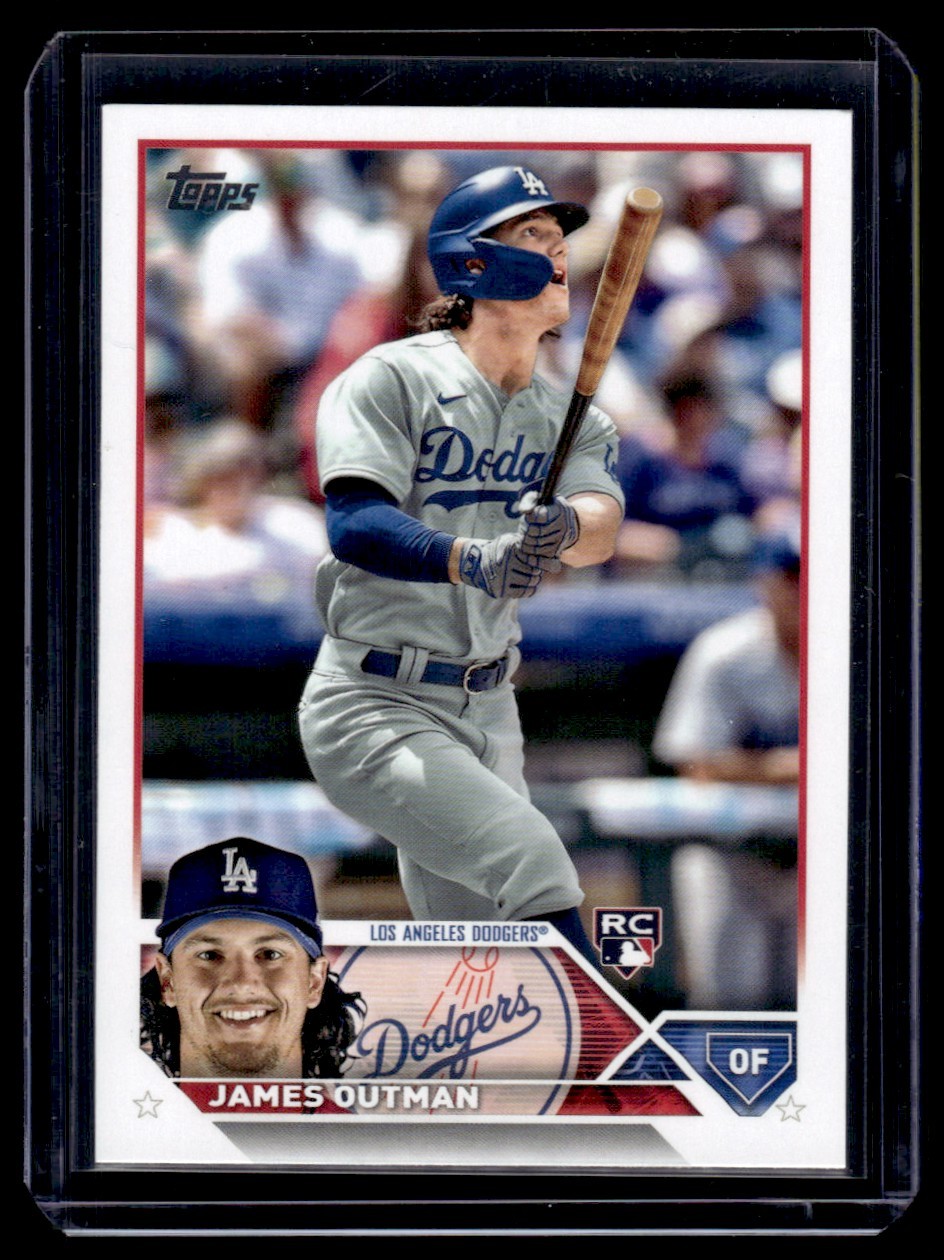 2023 Topps James Outman RC Los Angeles Dodgers #395