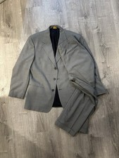 Brooks Brothers Grey Men's Two-Piece Suit Jacket Pants