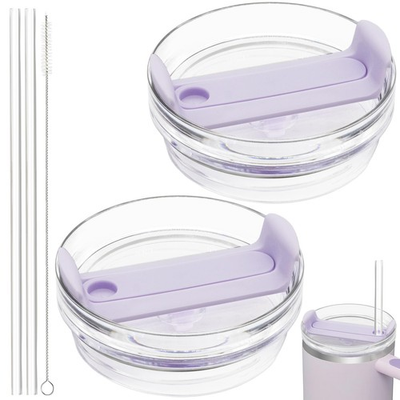 #ad 40oz Tumbler Lid for Stanley 2 Pack Tumbler Lids Fit for Stanley Quencher 2.... $16.12