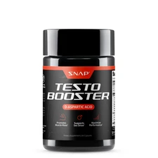 Snap Supplements Testo Booster, Promote Muscle Growth Energy Stamina, 60ct