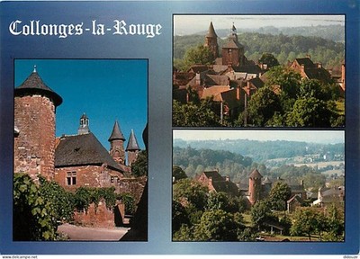 Postkarte - 19 - Collonges la Rouge - Multivues - siehe Briefmarke - CPM - siehe S