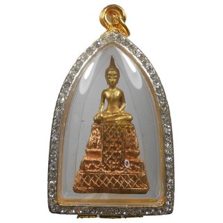 TOP THAI BUDDHA AMULET PHRA KRU RAJABURANA VERY RARE FROM SIAM