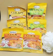 Grace Flavored Soup Mix 6 Pac Exp 2026 ~1.59 oz New Without Box 