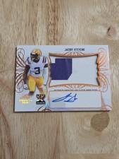 2021 Leaf Trinity JACOBY STEVENS Patch Autograph #PA-JS1 Rookie Auto RPA