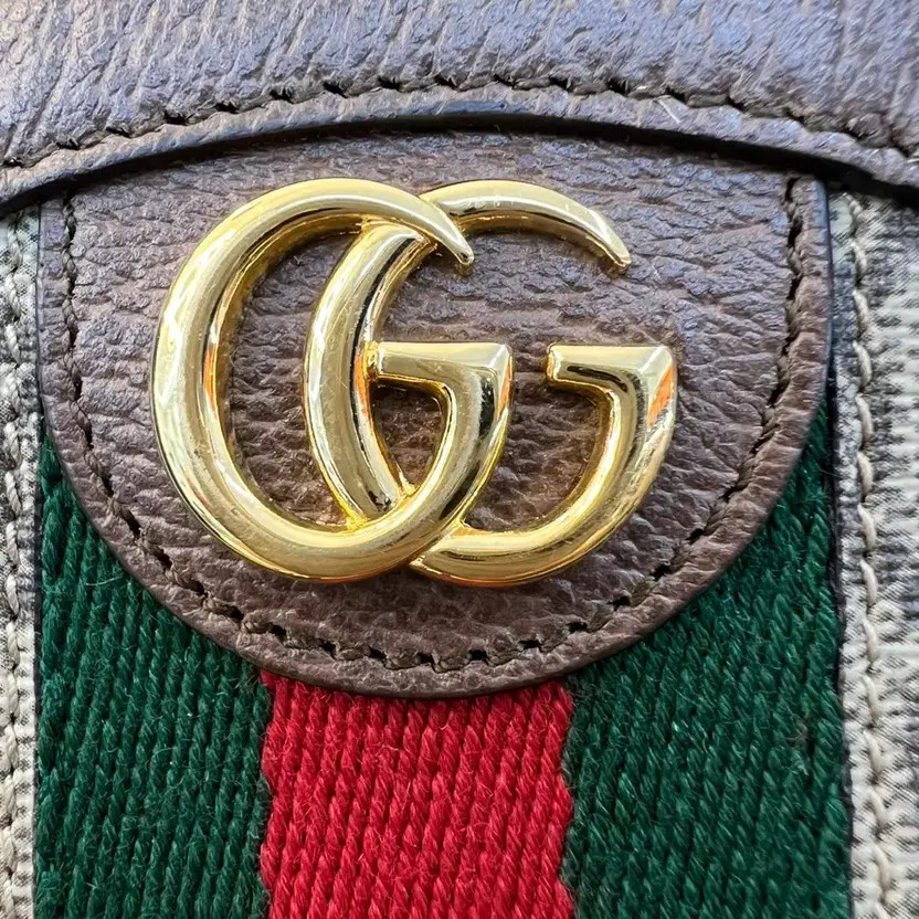 Gucci Ophidia Web Backpack 18x18x5cm Brown Leather S Grade thumbnail 10