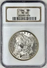 1886 MORGAN SILVER DOLLAR NGC MS66