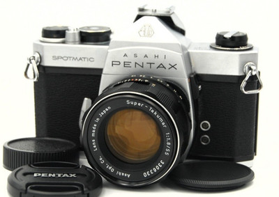 【Exc +5 】PENTAX SP Spotmatic 35mm Film SLR / Super-Takumar 55mm f1.8 Lens Japan