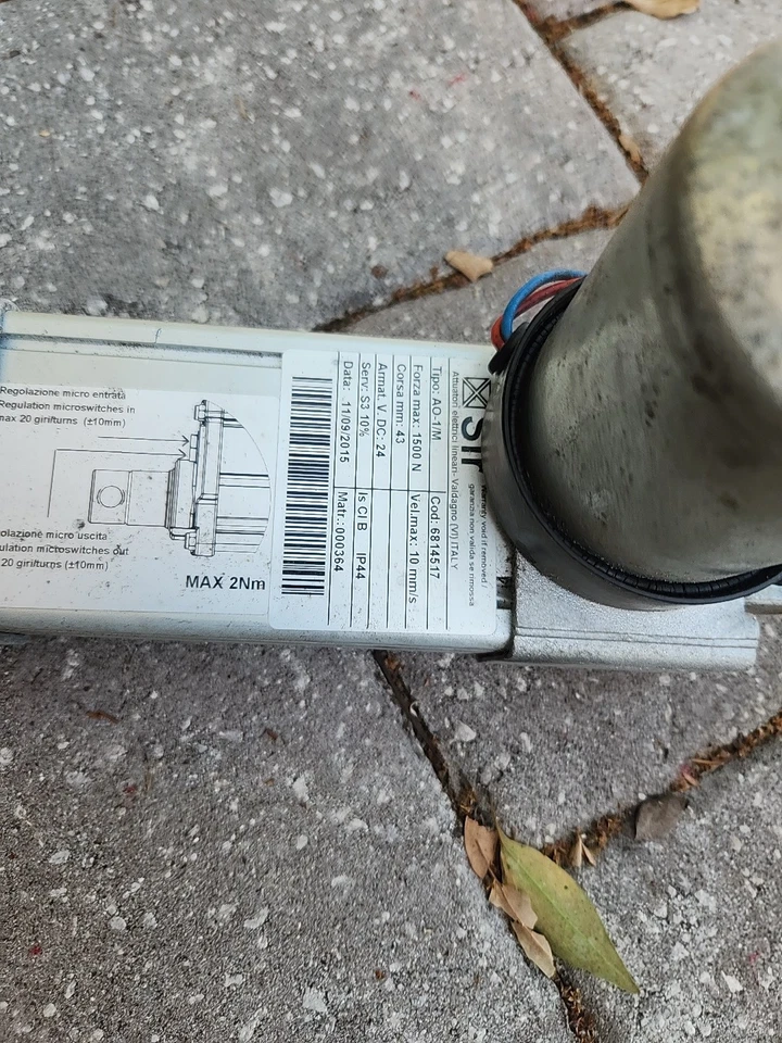 Tornado Scrubber Actuator ELECTRIC LINEAR TYPE AO-1/M  - Image 3 of 4