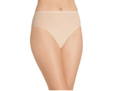 Chantelle Womens Nude Soft Stretch Seamless French Cut Briefs L18014 One Size