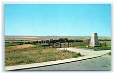 Postcard Custer National Monument Montana Chrome Unposted General George