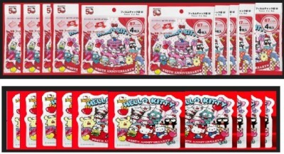 DAISO x Sanrio Hello Kitty 50th Anniversary Zip Bag (set of 20