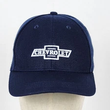 Chevrolet Chevy Blue Adjustable Strap Open Road Brand Hat