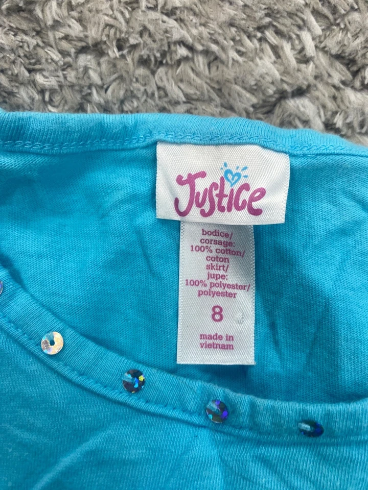 Camilla Cat & Jack Justice Dress Girls 6-8Y Vibrant Colorful Beautiful Lot 3 - Image 4 of 4
